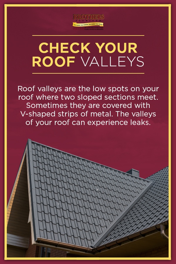check your roof valleys